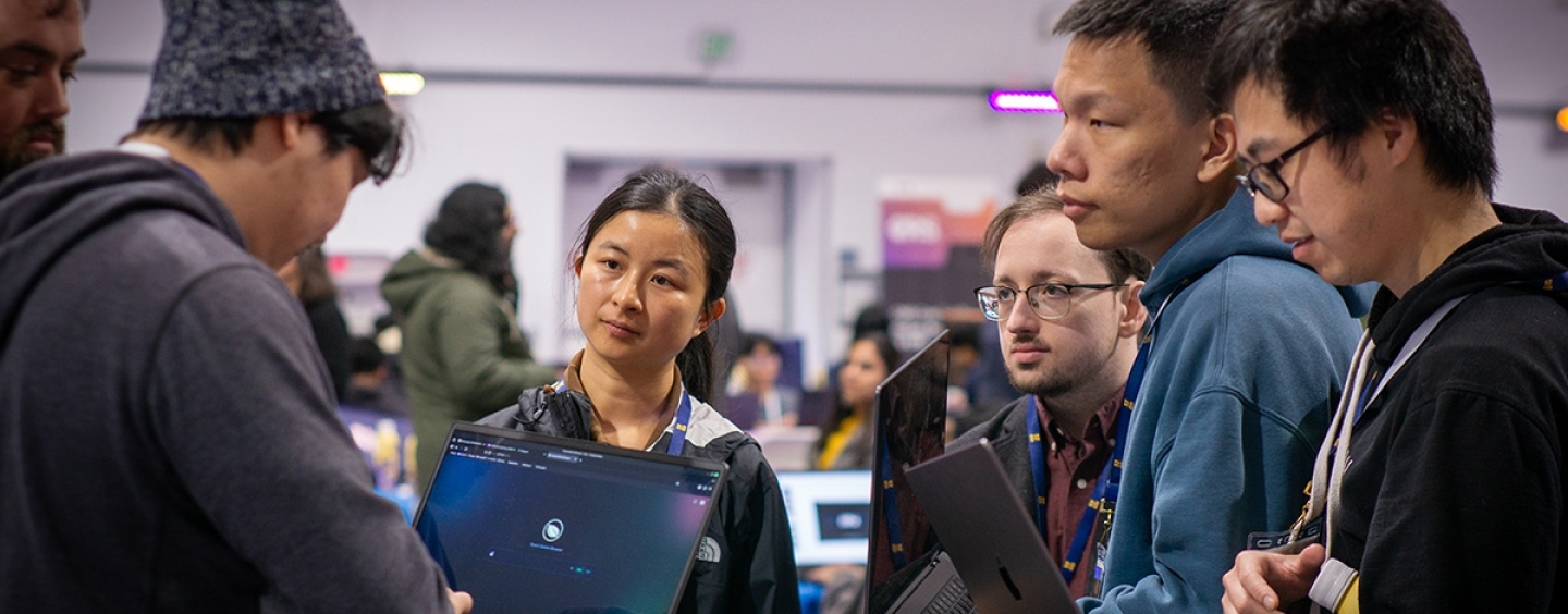 students with computers